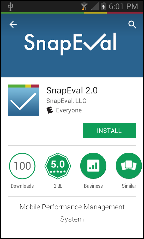 SnapEval Mobile App in Google Play